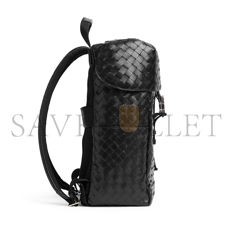 b0tt*ga Ven*ta intrecciato flap backpack 766580v2hl28803 (38*26*15cm)